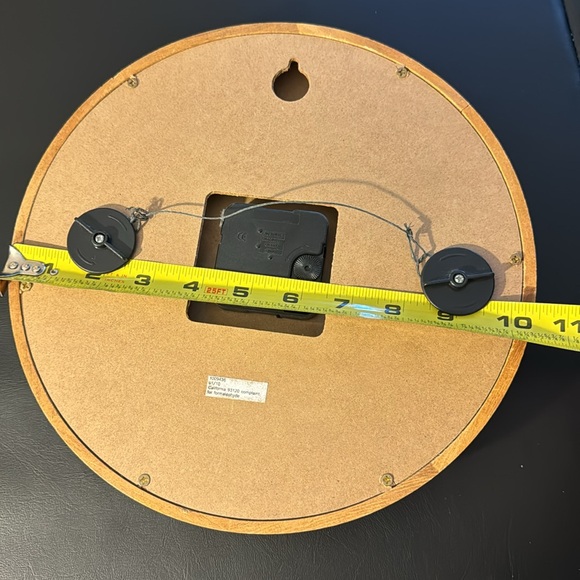 Quartz Patchwork Wood Wall Clock - Kitchen Home Decor Wooden - Picture 6 of 11